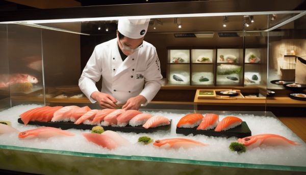Sélectionner des sushis frais chez Sushi Kobbo Pessac