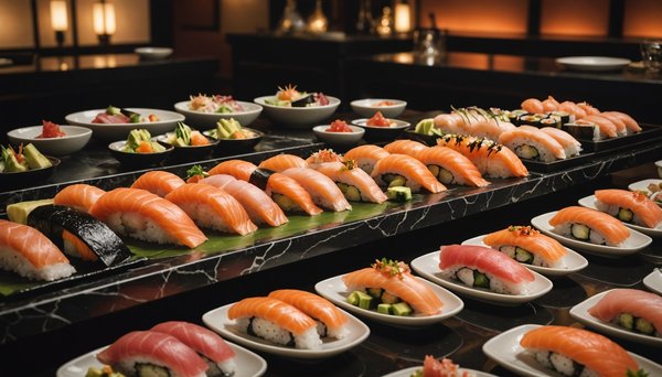 Découvrez sushi volonté paris : un buffet à volonté de sushis frais et variés